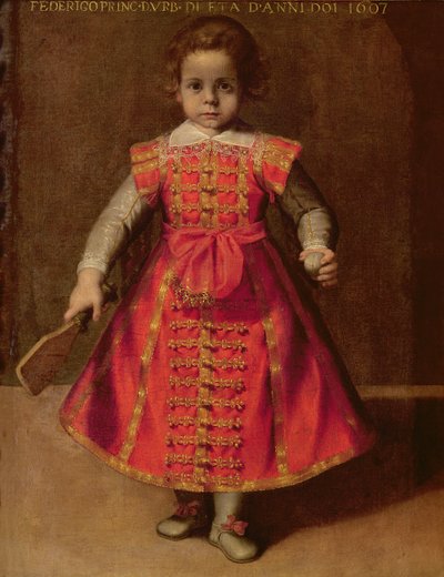 Federico Ubaldo della Rovere aged 2, 1607 by Federico Barocci